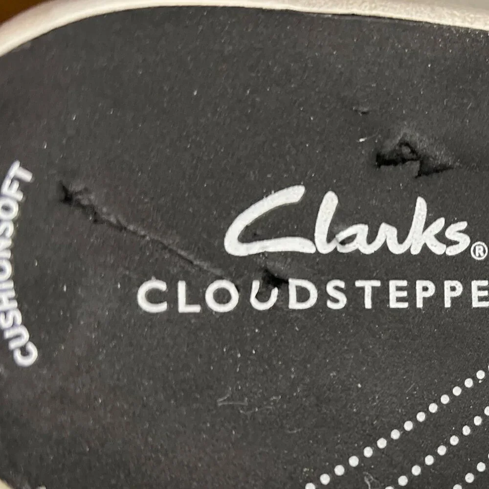 Clarks Womens Breeze Sea Black T-Strap Sandals Size 8 (7655696) FLAW